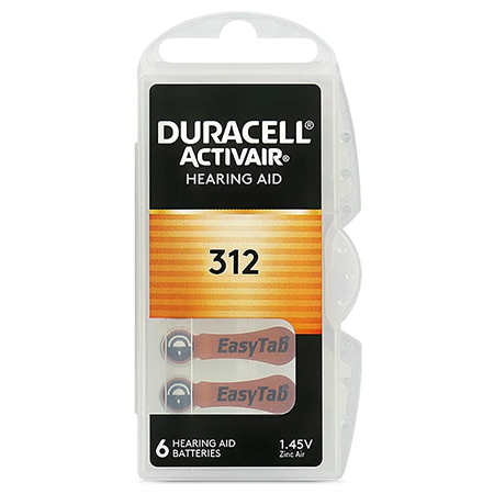 BATERIE AUDITIVA DURACELL 312 BLISTER 6 BUC BATERIE AUDITIVA DURACELL 312 BLISTER 6 BUC