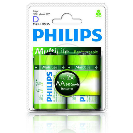 ADAPTOR PHILIPS R6-R20 NI-MH 2450MAH BL 2 BUC