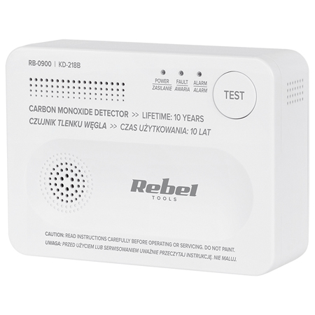 DETECTOR SENZOR MONOXID DE CARBON REBEL