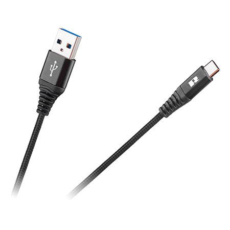 CABLU USB-USB TIP C 0.5 REBEL NEGRU