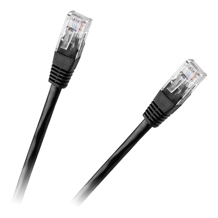 CABLU PATCHCORD UTP CAT6 2M NEGRU REBEL