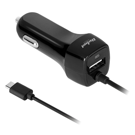 INCARCATOR AUTO USB TYPE C 2100MA REBEL