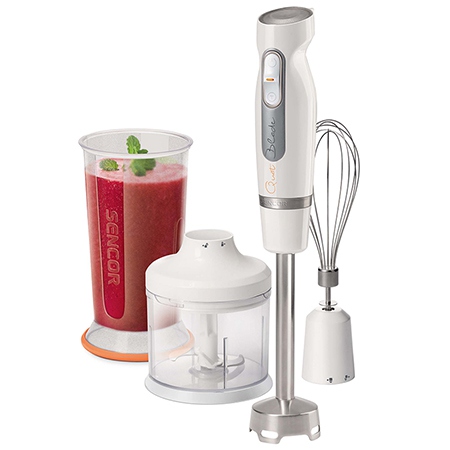 SET BLENDER DE MANA 2 VITEZE 800W ALB SENCOR