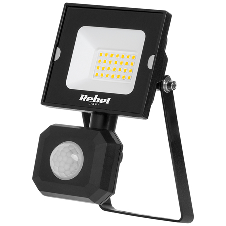 REFLECTOR 20W CU SENZOR DE MISCARE 6500K 230V REBEL