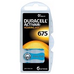 BATERIE AUDITIVA DURACELL 675 BLISTER 6 BUC