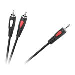 CABLU 3.5 TATA-2RCA 1.8M ECO-LINE CABLETECH