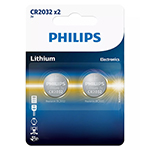 BATERIE LITHIUM CR2032 BLISTER 2 BUC PHILIPS