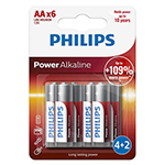 BATERIE POWER ALKALINE LR6 AA BLISTER 6 BUC P