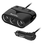 SPLITTER BRICHETA AUTO X3 CU USB SI CABLU PEIYING