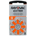 BATERIE AUDITIVA RAYOVAC EXTRA 13 BLISTER 8
