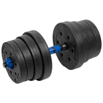 HALTERE REGLABILE CU CONECTOR 2 X 15 KG REBEL ACTIVE