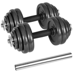 GANTERE REGLABILE CU VALIZA TOTAL 30KG REBEL ACTIVE