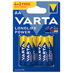 BATERIE ALCALINA LONGLIFE POWER LR6 4+2 VARTA